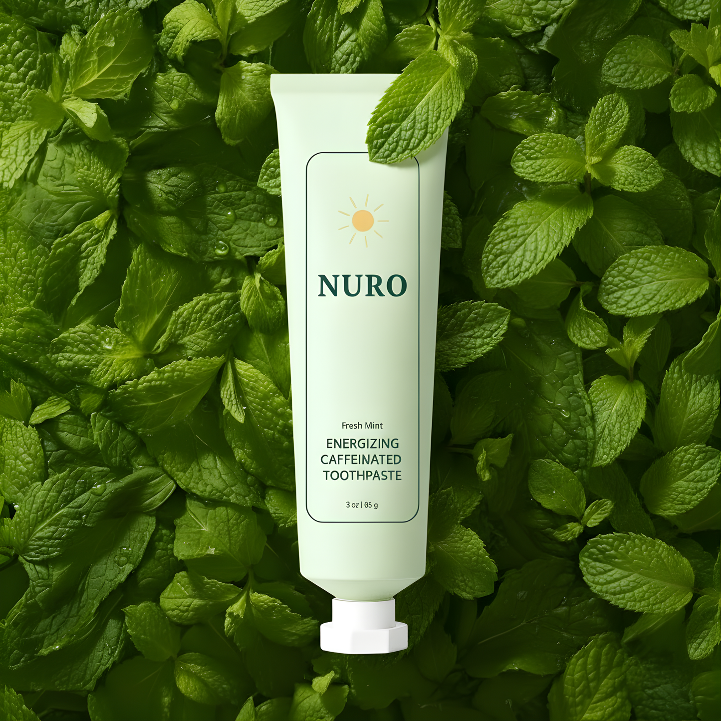 NURO AM Energy Toothpaste – Caffeine + Vitamin B12 | Hydroxyapatite Enamel Protection | Fluoride-Free Morning Toothpaste
