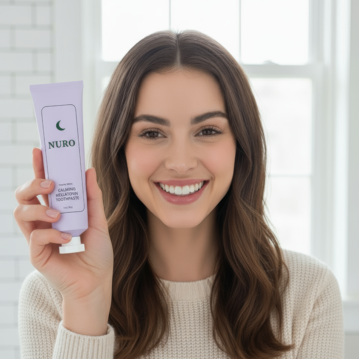 NURO PM Sleep Toothpaste – Melatonin + Chamomile | Hydroxyapatite Enamel Repair | Vegan Fluoride-Free Nighttime Toothpaste